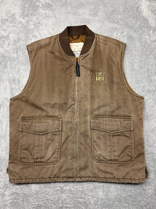 UPS United Parcel Service Uniform Vest Mens Large